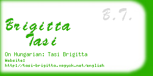 brigitta tasi business card